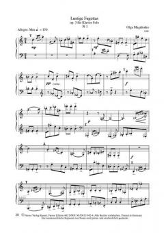 Sonate op. 2 & Lustige Fughettas op. 3 von Olga Magidenko 