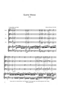 Quarta Messa (Marianna Martines) 
