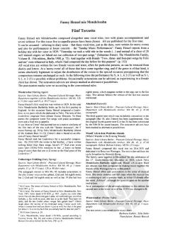 Fünf Terzette (Fanny Hensel) 