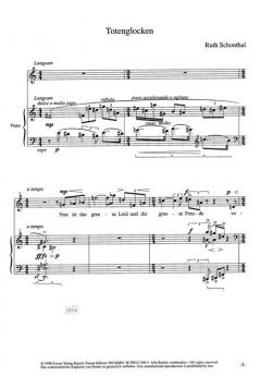 Totengesänge von Ruth Schonthal 