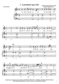 Il Primo Libro delle musiche von F. Caccini 