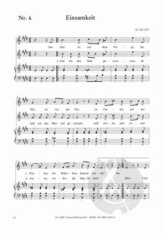 Acht Lieder für hohe Stimme von Fanny Hensel 