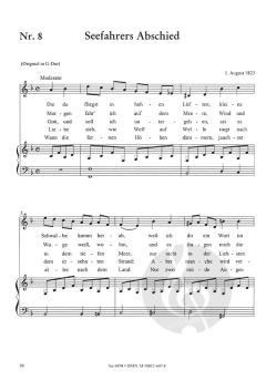 Acht Lieder für mittlere Stimme von Fanny Hensel 