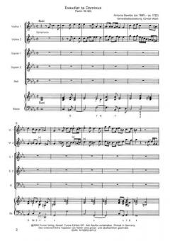 Exaudiat te Dominus Psalm 19 (20) (Antonia Bembo) 