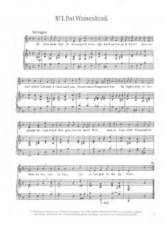 Zehn plattdeutsche Lieder von Luise Greger 