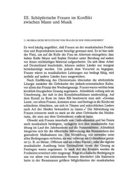 Frau, Musik & Männerherrschaft (Eva Rieger) 