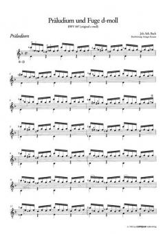 Präludien und Fugen BWV 847 und 858 für Klavier von J.S. Bach 