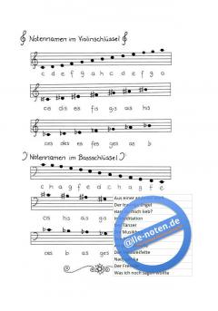 20 Noten-Kreuzworträtsel von Alexandra Fink 