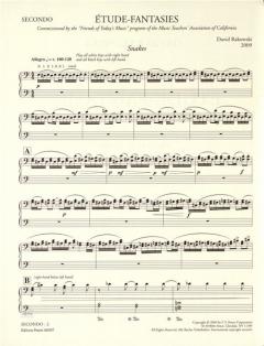 Étude-Fantasies von David Rakowski 