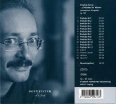 12 Préludes für Klavier op. 186 von Stephan König im Alle Noten Shop kaufen (CD)
