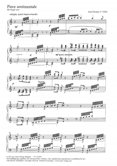 Piece sentimentale für Orgel solo von Józef Swider im Alle Noten Shop kaufen (Partitur)