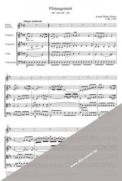 Flötenquintett VB 188 (VB 184) (Joseph Martin Kraus) 