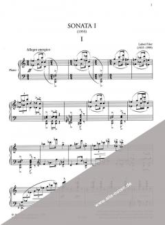 Sonata Nr. 1 von Luboš Fišer 