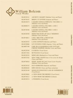 Laura Sonnets von William Bolcom 