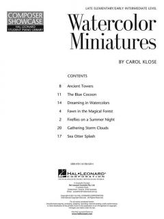 Watercolor Miniatures von Carol Klose 
