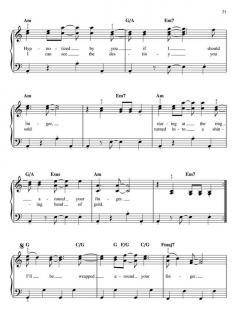 Easy Piano Collection von Sting 