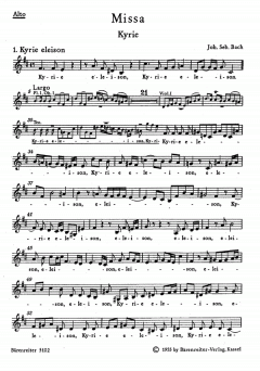 Messe in h-Moll BWV 232 von Johann Sebastian Bach 