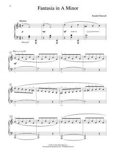 Fantasia In A Minor von Randall Hartsell 