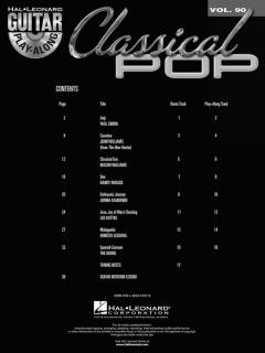 Guitar Play-Along Vol. 90: Classical Pop 