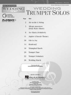 Wedding Trumpet Solos im Alle Noten Shop kaufen kaufen