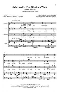 Achieved Is The Glorious Work 