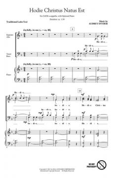 Hodie Christus Natus Est (Audrey Snyder) 