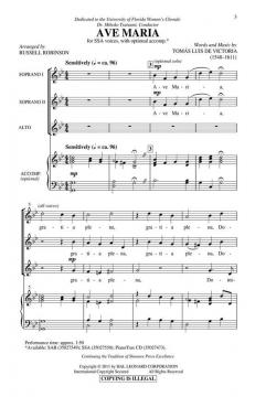Ave Maria von Tomás Luis de Victoria (Download) 