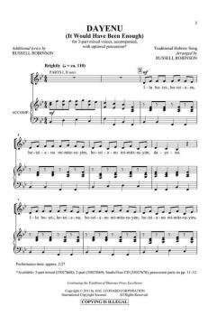 Dayenu (It Would Have Been Enough) 