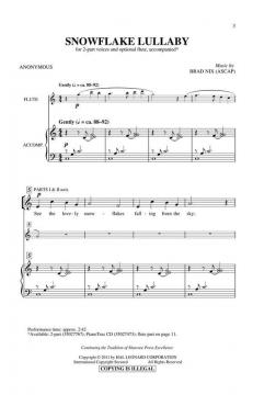 Snowflake Lullaby von Brad Nix (Download) 