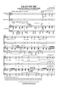 Lean On Me (With We Shall Overcome) (Pete Seeger) 