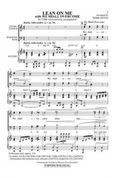 Lean On Me (With We Shall Overcome) von Pete Seeger (Download) 