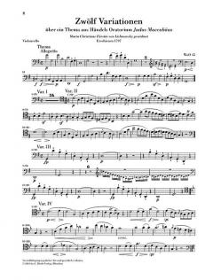 Variationen für Klavier und Violoncello von Ludwig van Beethoven im Alle Noten Shop kaufen - HN913