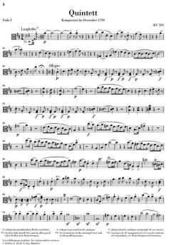 Streichquintette Band 3 von Wolfgang Amadeus Mozart im Alle Noten Shop kaufen (Stimmensatz)