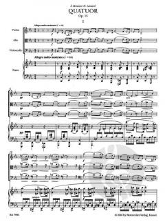 Quatuor pour piano, violon, alto et violoncelle en ut mineur, op. 15 (Gabriel Fauré) 