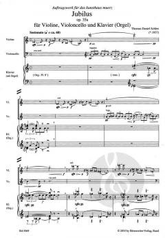 Jubilus op. 35a von Thomas Daniel Schlee (Download) 