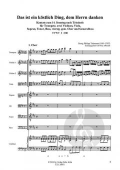 Das ist ein köstlich Ding, dem Herrn danken TVWV 1:180 (Georg Philipp Telemann) 