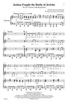 Joshua Fought The Battle Of Jericho 