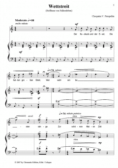 Wag es und die Welt ist dein! Lieder für hohe Stimmlage und Klavier von Cleopatra V. Perepelita 