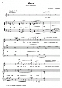 Wag es und die Welt ist dein! Lieder für hohe Stimmlage und Klavier von Cleopatra V. Perepelita 