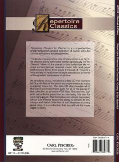 Repertoire Classics For Clarinet 