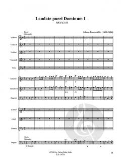 Laudate Pueri von Johann Rosenmüller 
