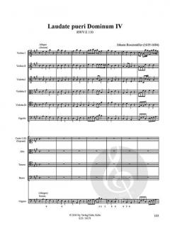Laudate Pueri von Johann Rosenmüller 