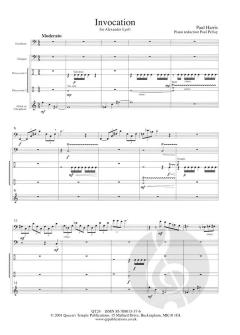 Trombone Concerto (Piano Reduction With Percussion) von Paul Harris 