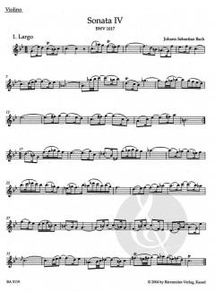 6 Sonaten Band 2 von Johann Sebastian Bach 