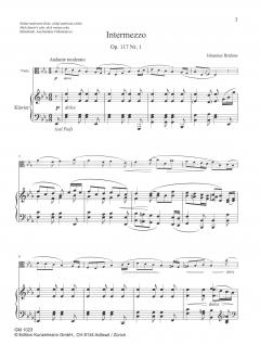 Intermezzo A-Dur op. 117 Nr. 1 von Johannes Brahms für Viola und Klavier im Alle Noten Shop kaufen