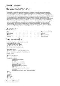 Philomela von James Dillon 