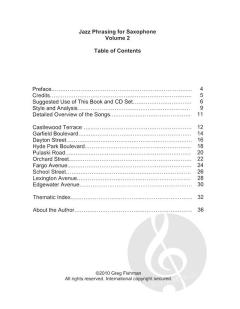Jazz Phrasing for Saxophone Vol. 2 von Greg Fishman 