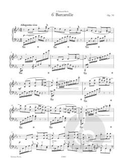 Barcarolles für Klavier von Gabriel Fauré für Klavier im Alle Noten Shop kaufen