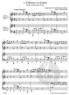 Bärenreiter Piano Album: Vierhändig 