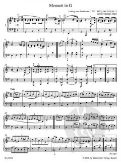 Leichte Klavierstücke und Tänze von Ludwig van Beethoven (Download) 
